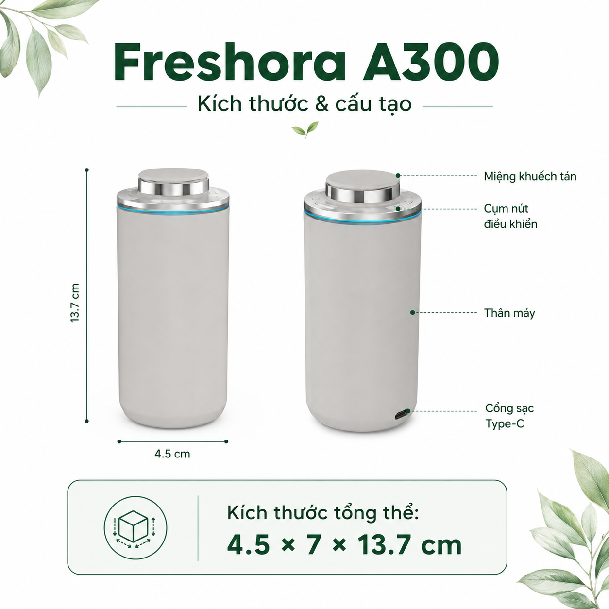 Kích thước cấu tạo