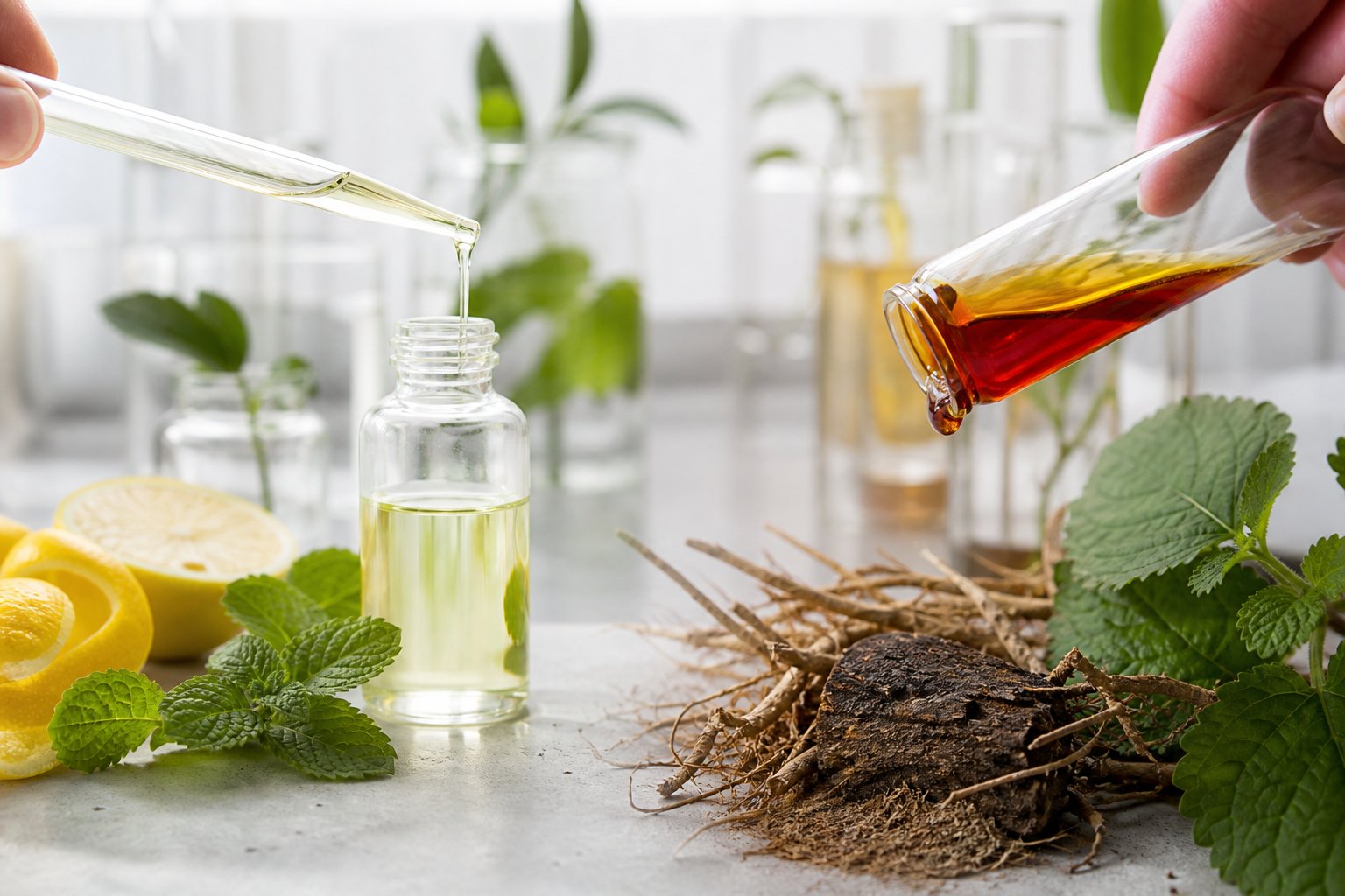 So sánh tinh dầu linh động và tinh dầu sánh từ rễ lá
